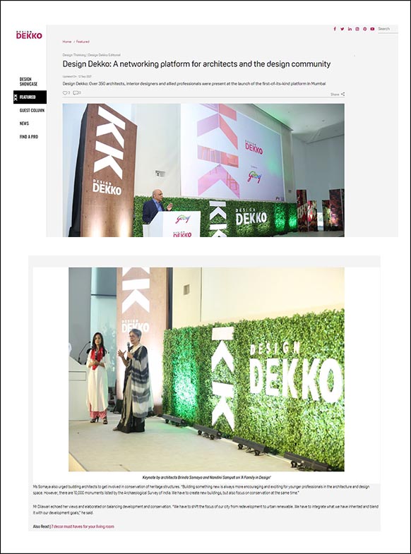 Design Dekko: A networking Platform for architects and the design Community - Design Dekko